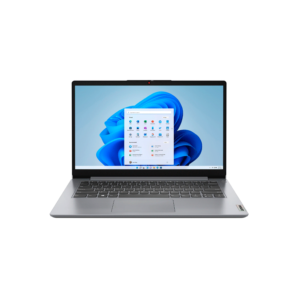 NOTEBOOK LENOVO IDEAPAD 1 82V60065US CEL 1.1/4/128EMMC/W11H/14" HD/GRIS