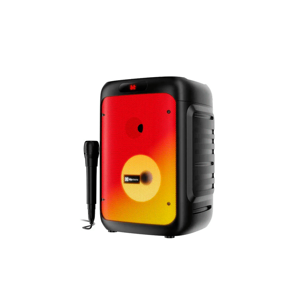 PARLANTE KLIP BOOMFIRE X 1500W KLS-652 BT/AUX/SD/USB/FM/TWS/LED/BAT/NEGRO