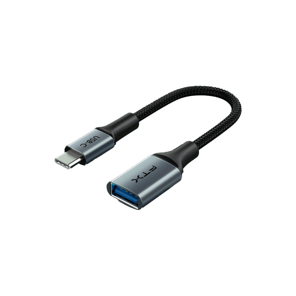 ADAPTADOR USB-C - USB-C 3.0 M/H FTX-CMAF3.0-AG0.15 5GBPS/GRIS-SKU:115667