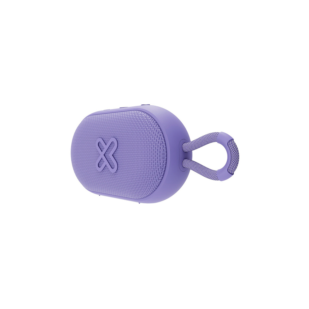 PARLANTE KLIP KBS-030PR 6W GROOVESPLASH BT/BAT/IPX7/TWS/MIC/PURPURA-SKU:117340