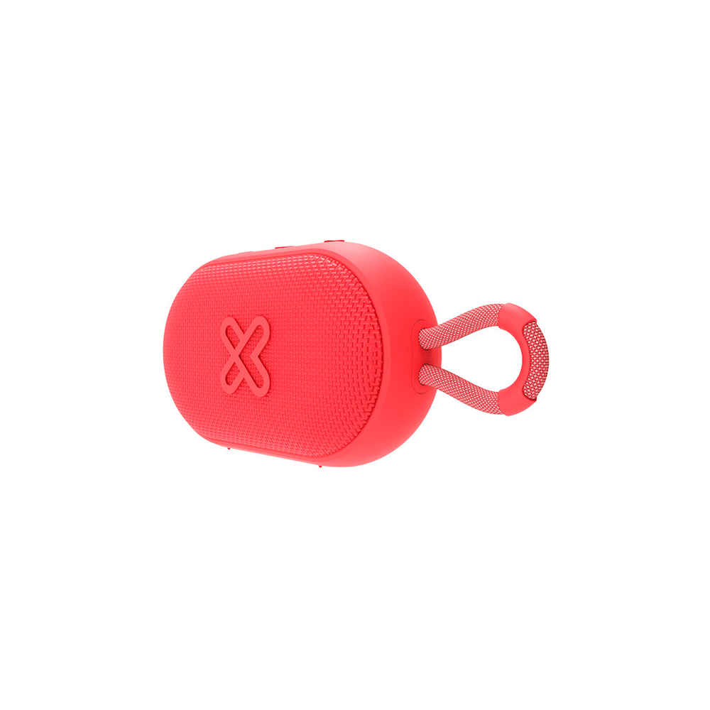 PARLANTE KLIP KBS-030RD 6W GROOVESPLASH BT/BAT/IPX7/TWS/MIC/ROJO-SKU:117364
