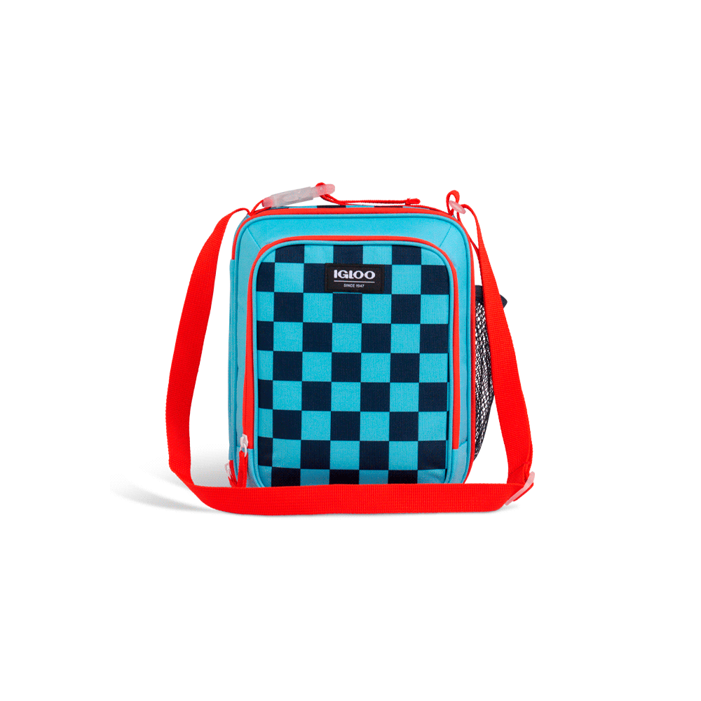 BOLSA TERMICA IGLOO 5 LATAS VERTICAL LUNCH AZUL 64304-SKU:118699