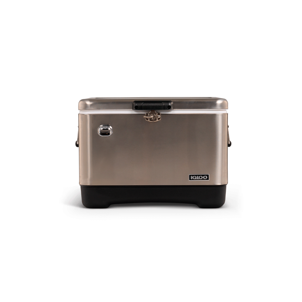 CONSERVADORA IGLOO 51 LITROS LEGACY ACERO INOXIDABLE 50656-SKU:118705