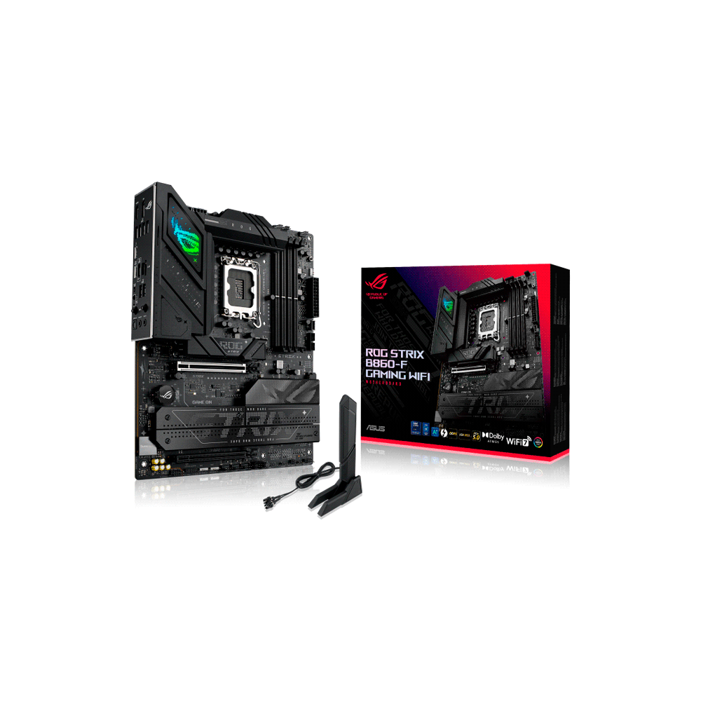 PLACA MADRE ASUS 1851 B860-F GAMING WIFI ROG STRIX DDR5 S/R/HDMI/DP/4M2/ATX-SKU:119474