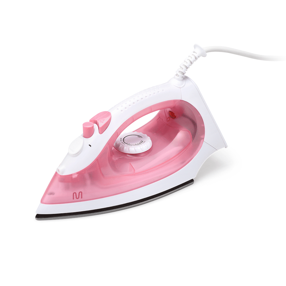 PLANCHA A VAPOR MULTILASER HO456 1200W 110V ANTIADHERENTE ROSA-SKU:120333
