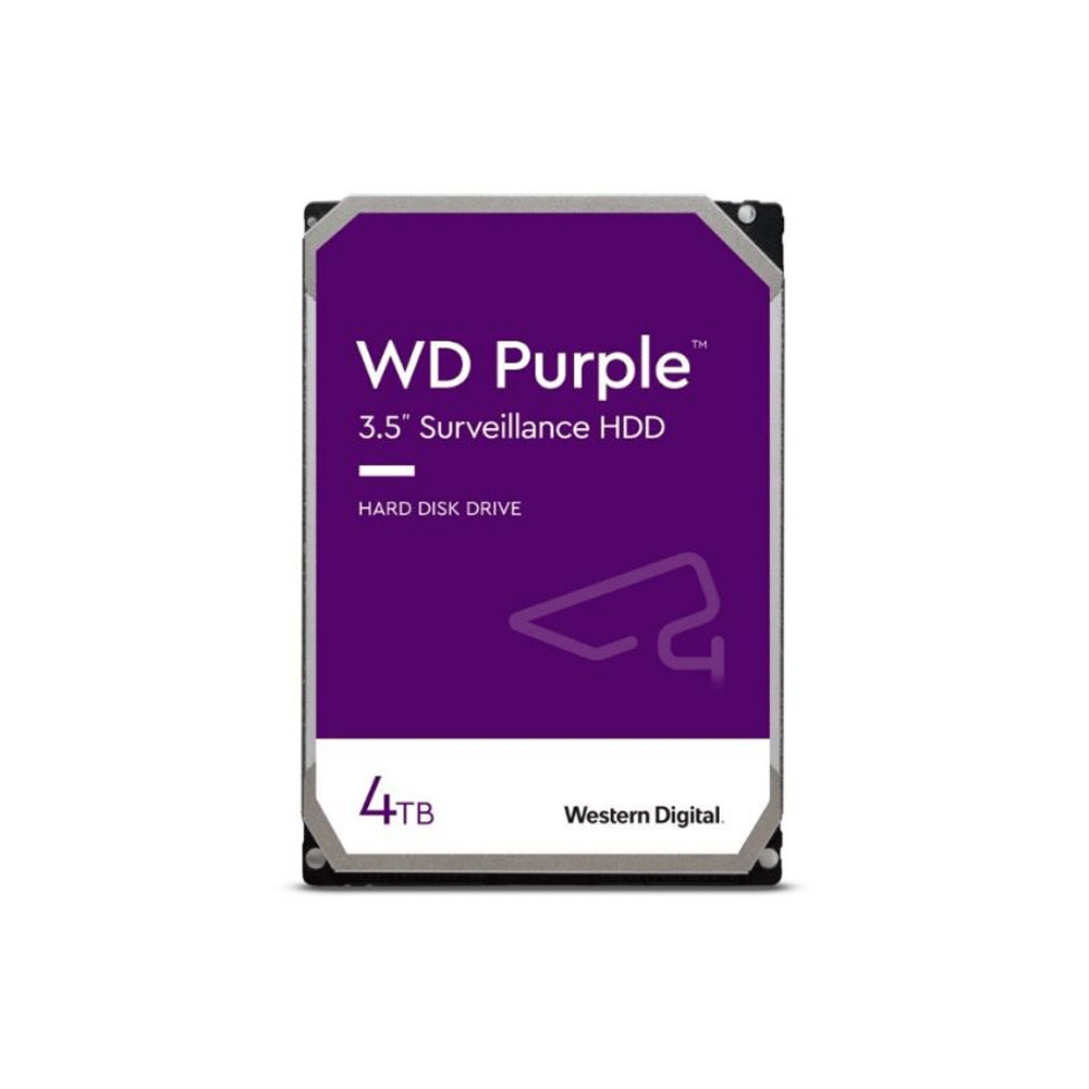 DISCO DURO SATA3 4TB WESTERN DIGITAL PURPLE 5400 256MB WD43PURZ SURV (GARANTIA BR)-SKU:120500