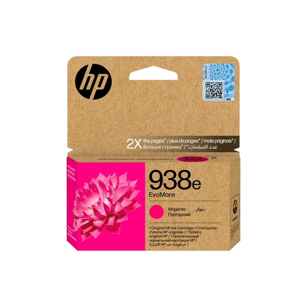 TINTA HP 938E MAGENTA EVOMORE 4S6Y0PL 20ML-SKU:121668