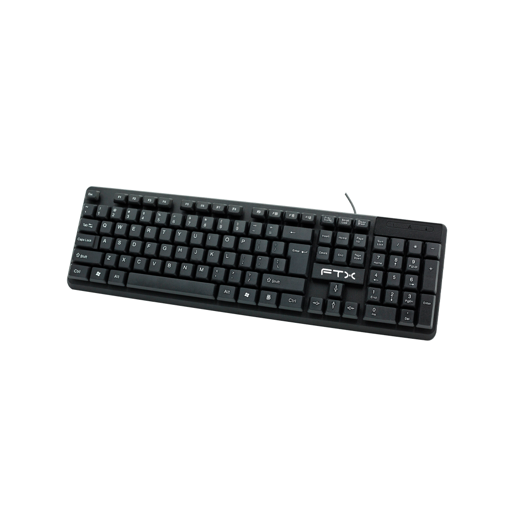 TECLADO FTX USB FTXK002 NUMERICO/ESPAÑOL/NEGRO