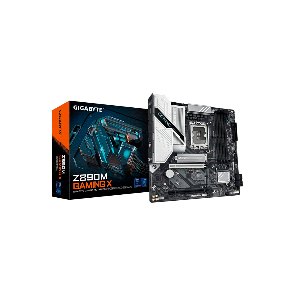 PLACA MADRE GIGABYTE 1851 Z890M GAMING X DDR5 S/R/HDMI/2DP/3M2/USB3.2/MATX-SKU:123365