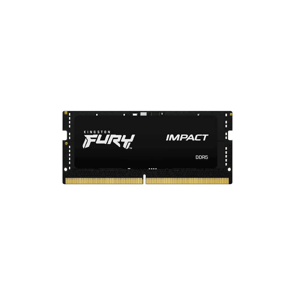 MEMORIA RAM P/NB DDR5 16GB 6400 KINGSTON FURY IMPACT BK KF564S38IB-16