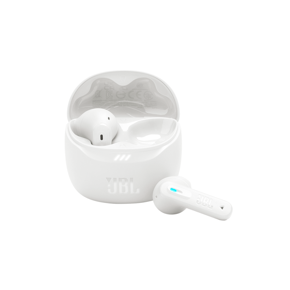 AURICULAR CON MICROFONO JBL TUNE FLEX 2 JBLTFLEX2WHTAM BT/MIC/ANC/IP54/BLANCO-SKU:123846