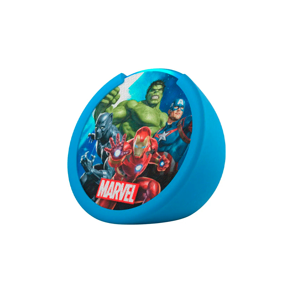 AMAZON ECHO POP ALEXA EDICION AVENGERS BT/WIFI AZUL 989903