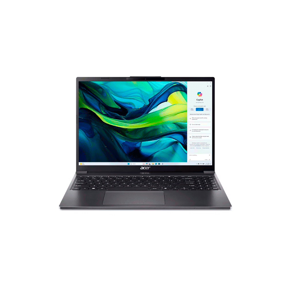 NOTEBOOK ACER ASPIRE GO AG15-51P-510U I5 1.3/8/256/W11H/15.3" WUXGA IPS NEGRO-SKU:124270