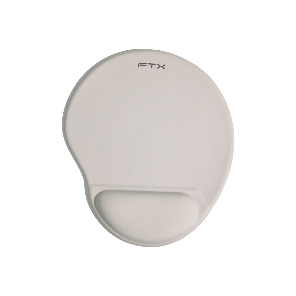 MOUSE PAD FTXMPG01-BG 31X27CM  CON APOYO DE MUÑECA EN GEL BEIGE-SKU:124348