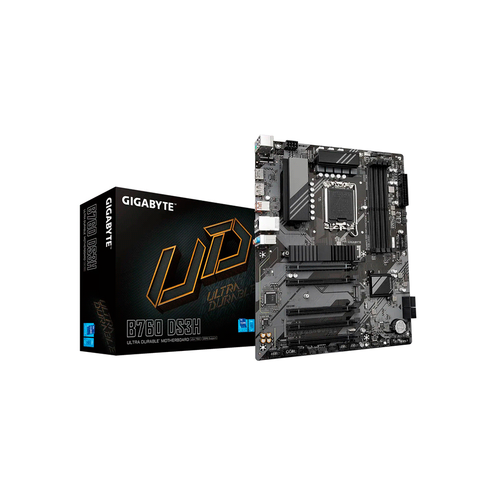 PLACA MADRE GIGABYTE 1700 B760 DS3H DDR5 S/R/HDMI/DP/2M2/USB3.2/ATX-SKU:124485