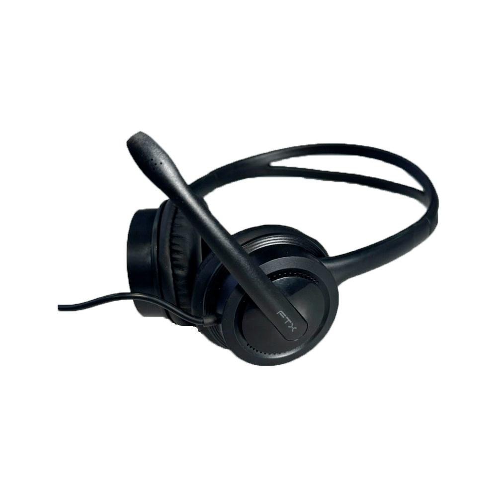 AURICULAR CON MICROFONO FTX H91-BK USB/MIC/NEGRO C