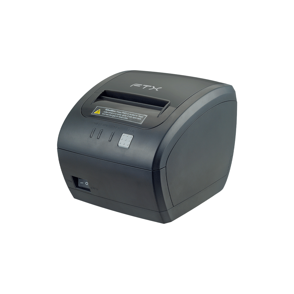 IMPRESORA TERMICA DIRECTA FTX RECIBOS 3" FTXP-80B USB/RED/BT CUT NEG/BIVOLT/CAB-USB