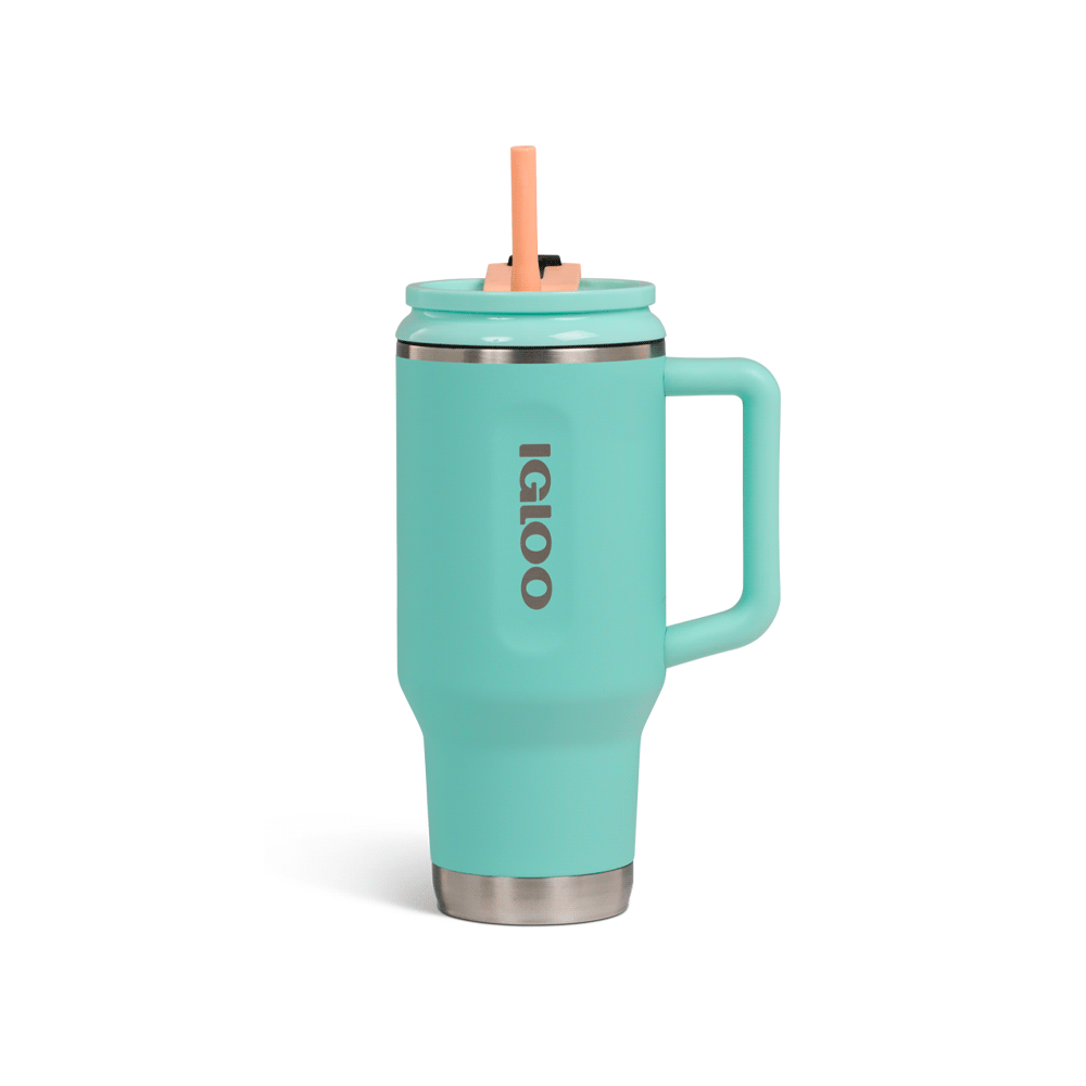 VASO TERMICO IGLOO 950ML SSTL TRVL MUG ICE DYE C/PAJ VERDE MEN 71404-SKU:126052