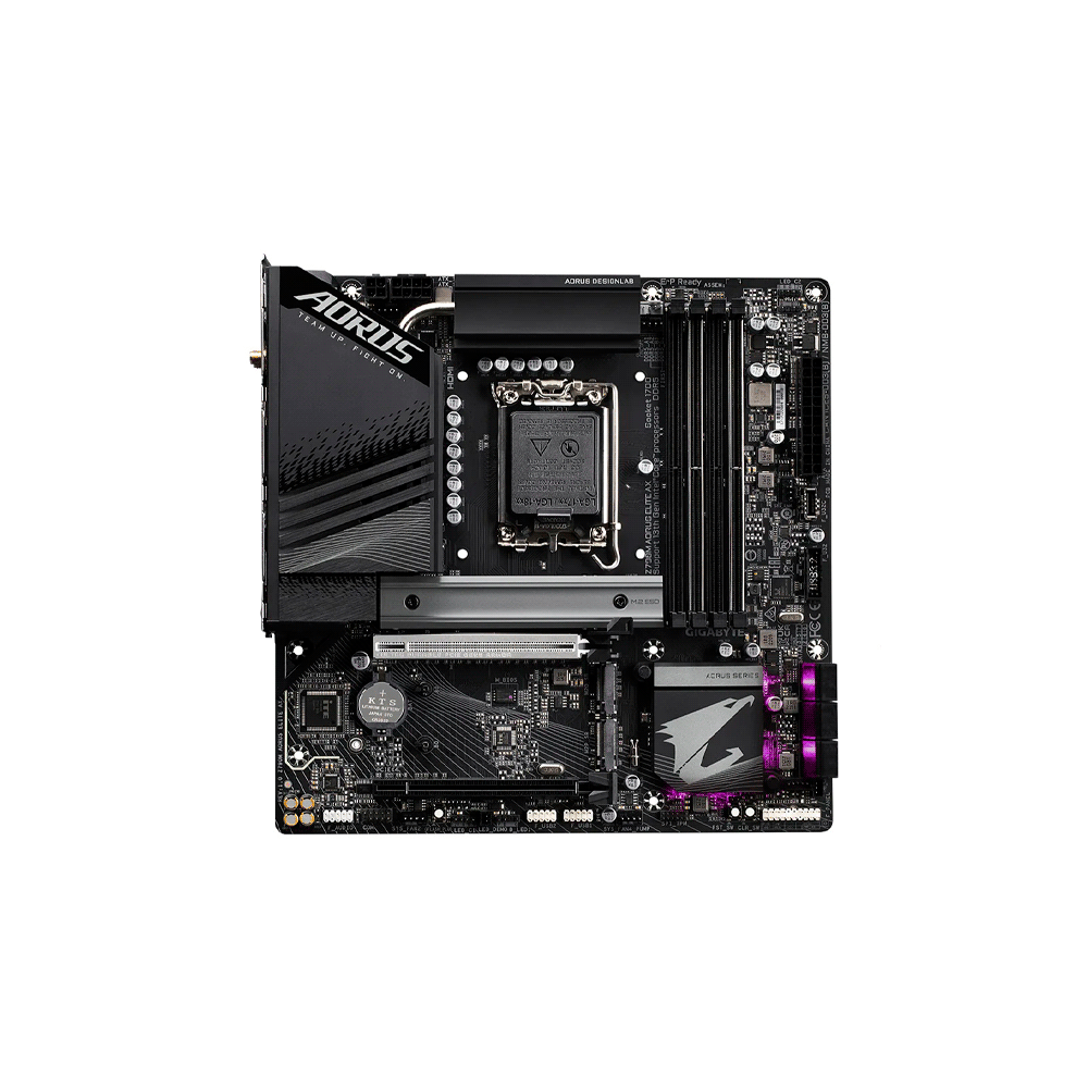 PLACA MADRE GIGABYTE 1700 Z790M AORUS ELITE AX S/R