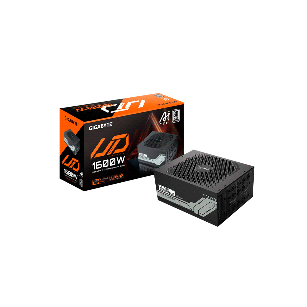 FUENTE GIGABYTE 1600W 80PLUS PLATINUM FULL MODULAR GP-UD1600PM PG5-SKU:128551