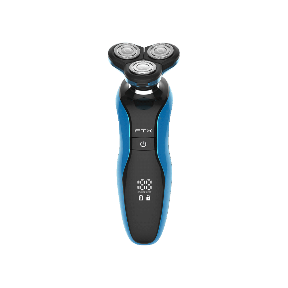AFEITADORA INALAMBRICA FTX IPX6/RECARGABLE NEGRO Y AZUL ESH-300