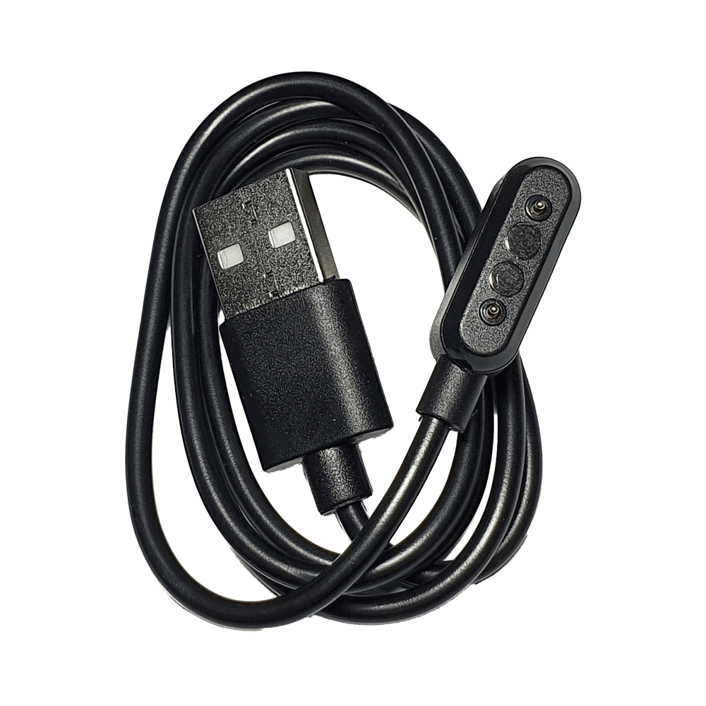CABLE CARGADOR SMARTWATCH FTX 2 PINES VERSION 2 NEGRO P/G12-SKU:134071