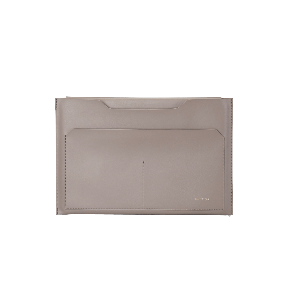 FUNDA PARA NOTEBOOK FTX AURA-BRN 16" MARRON NUDE-SKU:136426