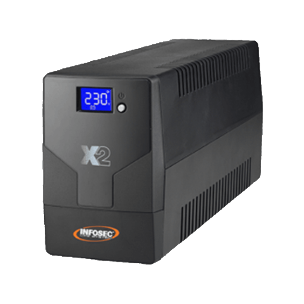 UPS 220V 1250VA 625W INFOSEC X2 TOUCH LCD NEMA HV