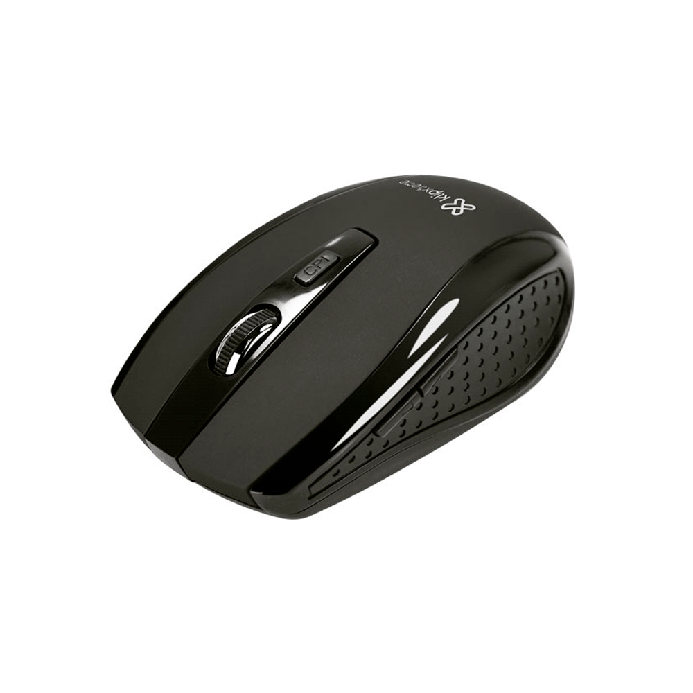 MOUSE KLIP W. KMW-340BK KLEVER 1600DPI/3D 6 BOT/ NEGRO-SKU:3643