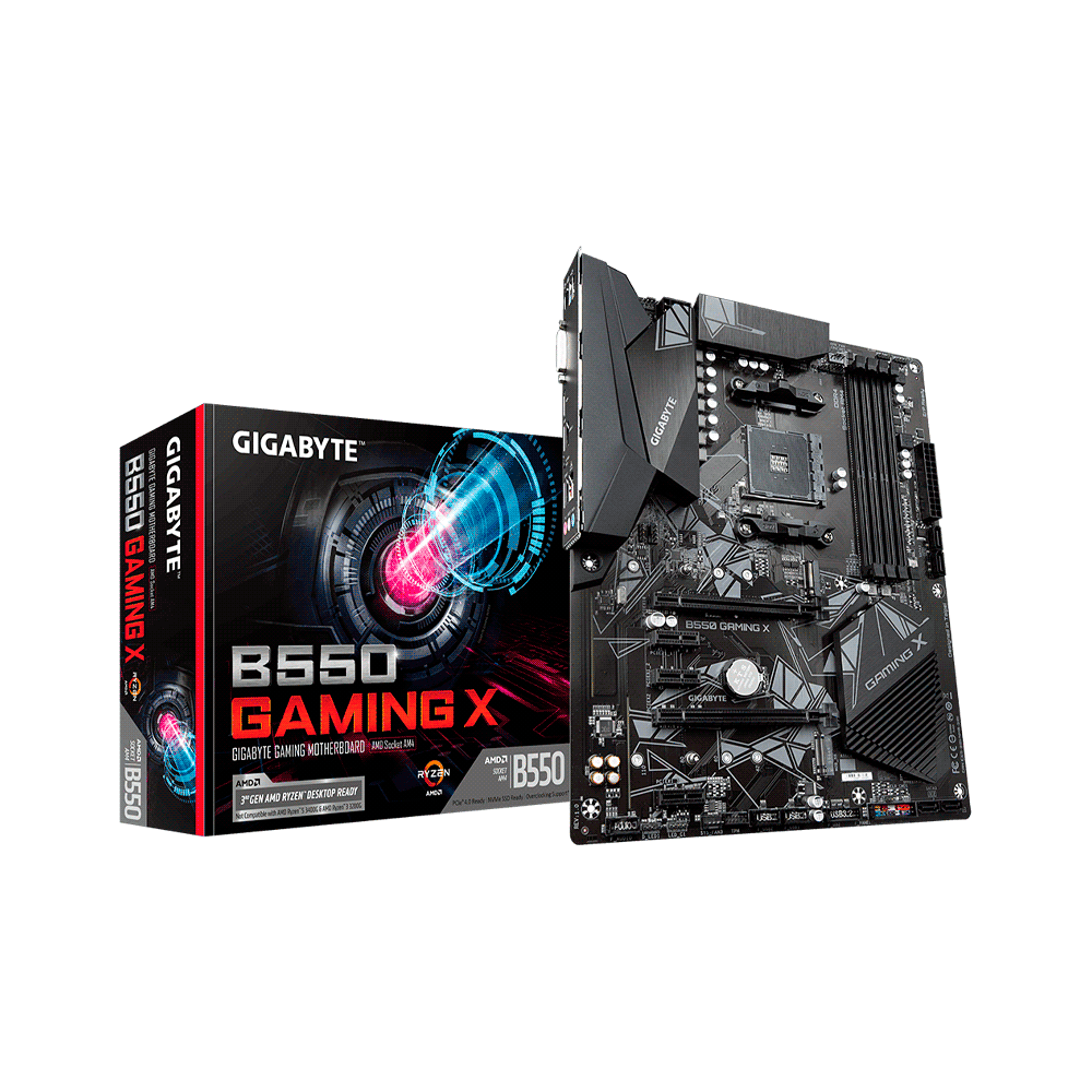 PLACA MADRE GIGABYTE AM4 B550 GAMING X V2 S/R/HDMI/DVI/2M2/DDR4/USB3.2/ATX-SKU:60028