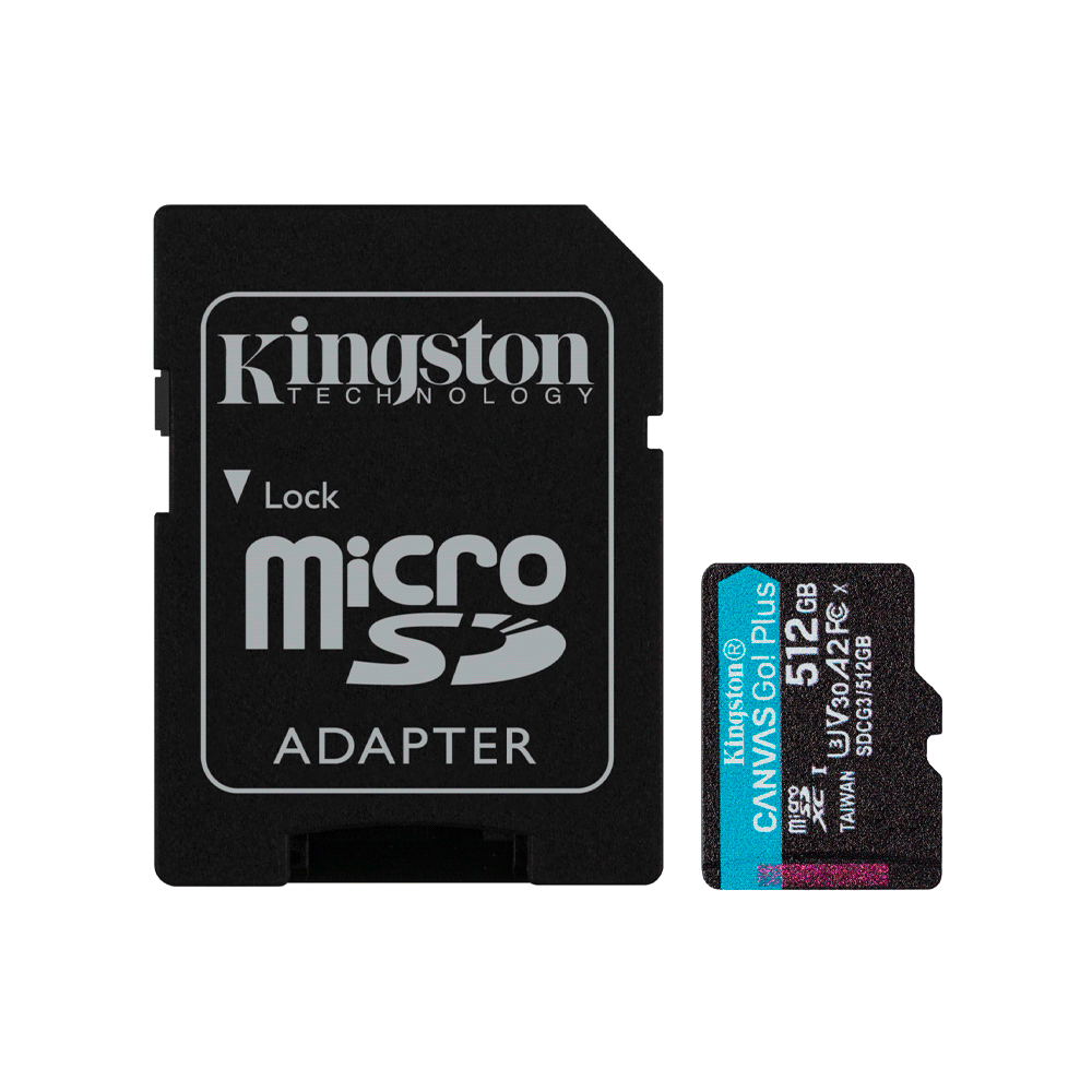 MEMORIA MICRO SD KINGSTON 512GB CANVAS GO PLUS SDC