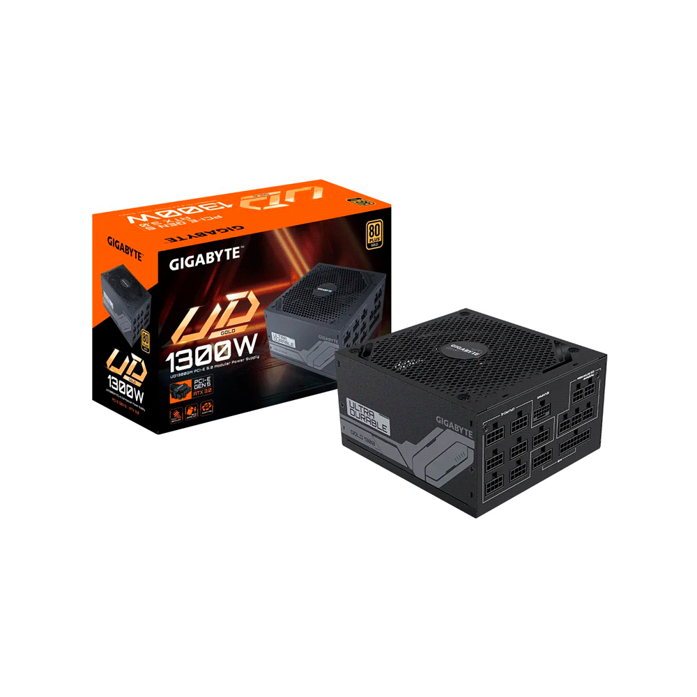 FUENTE GIGABYTE 1300W 80PLUS GOLD FULL MODULAR GP-UD1300GM-SKU:98304