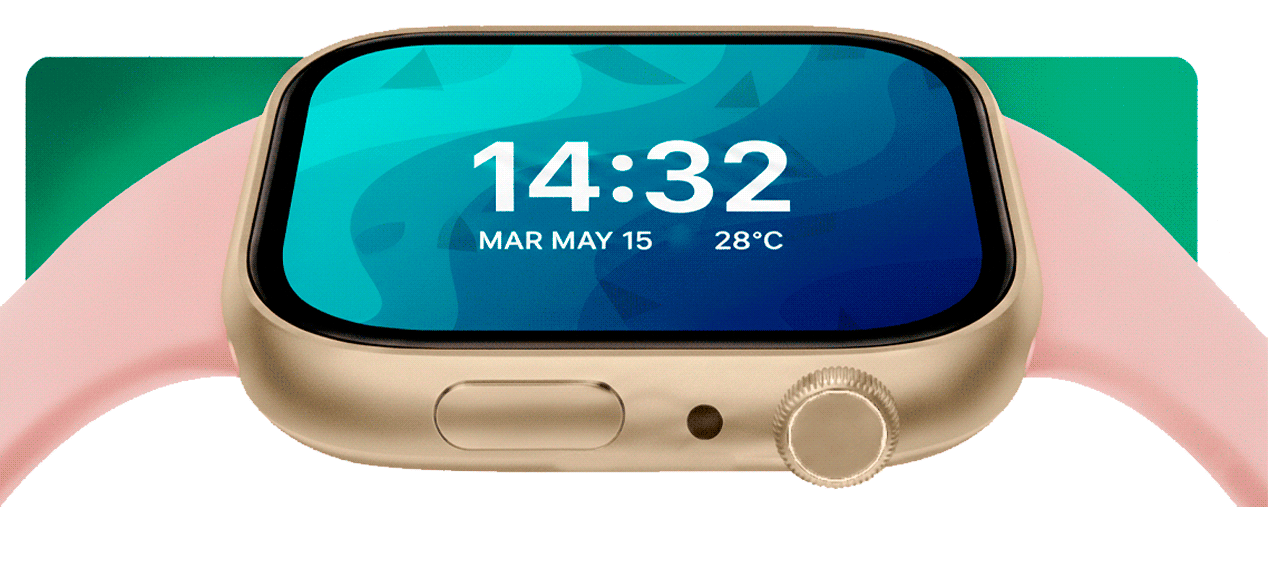 Disfruta de una pantalla de 1.95” TFT