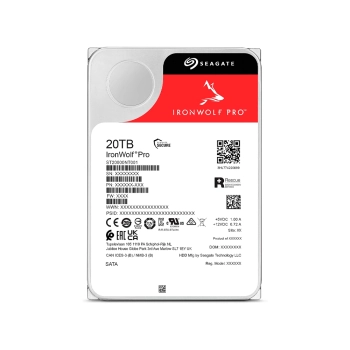 DISCO DURO 20TB SEAGATE IRONWOLF PRO NAS 7200 256M