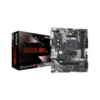 PLACA MADRE ASROCK AM4 B450M-HDV R4.0 V/S/R/HDMI/D