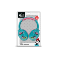 AURICULAR CON MICROFONO XTECH XTH-D660MM MINNIE MOUSE KIDS/BT/MIC/TURQUESA