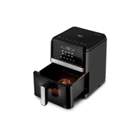 FREIDORA SIN ACEITE MULTILASER GO224EUR 7L 1600W 220V NEGRO CON VISOR