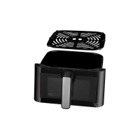FREIDORA SIN ACEITE MULTILASER GO224EUR 7L 1600W 220V NEGRO CON VISOR