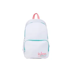 MOCHILA TERMICA IGLOO 24 LATAS RETRO BACKPACK BLAN