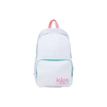 MOCHILA TERMICA IGLOO 24 LATAS RETRO BACKPACK BLAN