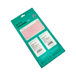 TECLADO FTX BLUETOOTH FTXB09 POR/ROSA Hover