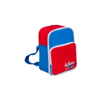 MOCHILA TERMICA IGLOO 12 LATAS RETRO ROJO/AZUL 63075