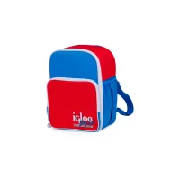 MOCHILA TERMICA IGLOO 12 LATAS RETRO ROJO/AZUL 63075