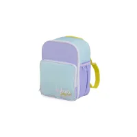 MOCHILA TERMICA IGLOO 12 LATAS RETRO LILA/AMARILLO 63074