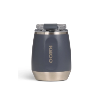 VASO TERMICO IGLOO 300ML P/VINO CARBONITE C/TAPA 7