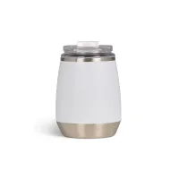 VASO TERMICO IGLOO 300ML P/VINO  BLANCO C/TAPA 71236