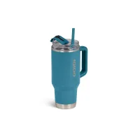 VASO TERMICO IGLOO 950ML  AZUL MODERNO  C/PAJITA 71223
