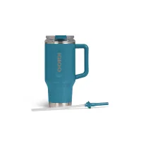 VASO TERMICO IGLOO 950ML  AZUL MODERNO  C/PAJITA 71223