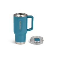 VASO TERMICO IGLOO 950ML  AZUL MODERNO  C/PAJITA 71223