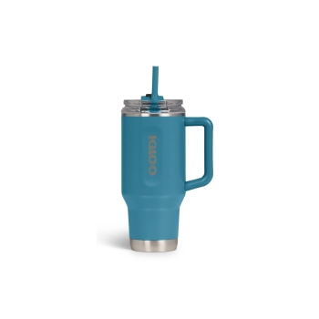 VASO TERMICO IGLOO 950ML  AZUL MODERNO  C/PAJITA 7